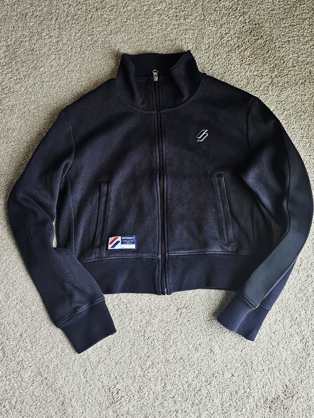 Superdry sweater jacket Size 8